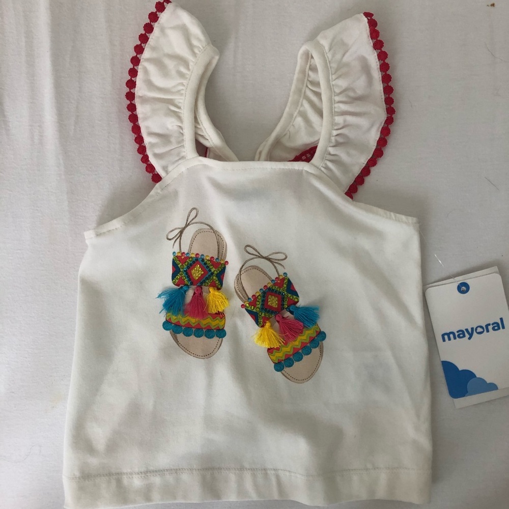 Mayoral Toddler Girls Sandal Shirt